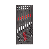 MODULE CLÉS À CLIQUET MAX BITE™ RATCHETING COMBINATION SPANNER SET FOAM INSERT image