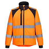 Veste Softshell Haute Visibilité Eco WX2 (2 couches) Orange/Noir image