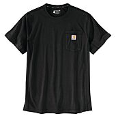 T-shirt manches courtes anti-tâches avec poche FORCE FLEX POCKET - Noir image
