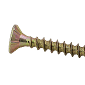 Vis à bois filetage total - Tête fraisée - Empreinte Torx - Bichromaté image