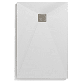 Receveur ancodesign texture textile - ep 3cm - blanc image