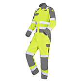 COMBINAISON 1 ZIP MEDUSA JAUNE FLUO/GRIS ACIER image