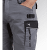 Bermuda de travail en coton EASYWORK LIGHT - Gris Acier image 2