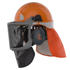 Casque de travail forestier avec couvre-gorge et cape solaire EVOGuard M3 image 1
