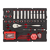 MODULE MOUSSE PACKOUT DOUILLE 1/2 + CLÉS ALLEN - 70 PIECES image