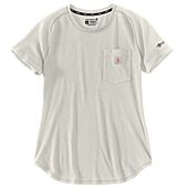 T-shirt de travail manches courtes femme MIDWEIGHT - Malt image