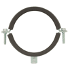 Collier de ventilation isophonique double embase acierzingué M8-M10 BEVENT image 0
