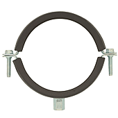 Collier de ventilation isophonique double embase acierzingué M8-M10 BEVENT image
