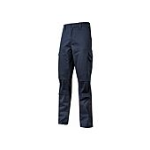 Pantalon de travail en coton stretch GUAPO - Bleu image