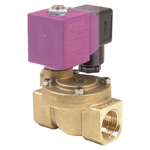 Électrovanne laiton normalement fermée ESM86 Femelle - Femelle 220v 0,3 à 10bars image