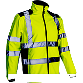 KANPA Veste Softshell de travail Jaune FLuo image