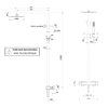 Colonne de douche Tank - 200X x 200 - chrome image 1