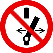 Panneau de signalisation travaux sur véhicules hybrides et électriques : Ne pas allumer image
