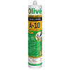 Lot de 12 mastic colle monocomposant blanc 300ml OLIVE-A10 image 1