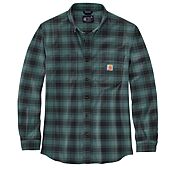 Chemise de travail à manches longues en coton flanelle - Vert image
