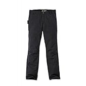 Pantalon de travail stretch double front cotton DUCK - Noir image