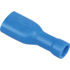 Boite de 50 cosses femelles completement isolées 1,5 à 2,5mm² - Bleu image 1