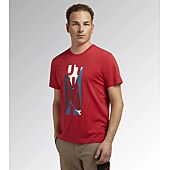 T-shirt de travail manches courtes GRAPHIC ORGANIC - Rouge image