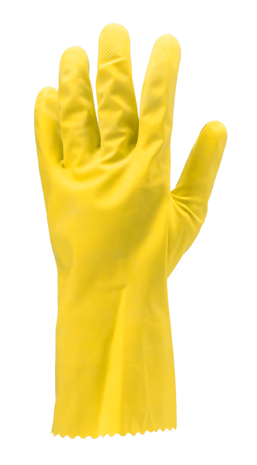 Gants latex naturel jaune Super 5000 - COVERGUARD - MisterMateriaux