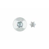 Vis inviolable - Empreinte Torx étoile pour tête inviolable - Zinguée image