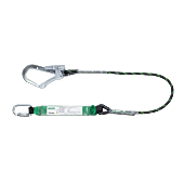 Longe à absorbeur EDGE en corde tressée avec connecteur acier ouverture 50mm image