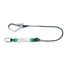 Longe à absorbeur EDGE en corde tressée avec connecteur acier ouverture 50mm image