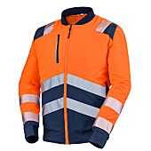 BLOUSON TEDDY ALPILLES ORANGE FLUO/NAVY image