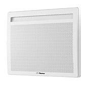 Radiateur électrique rayonnant Horizontal Alliage Aluminium AMADEUS 2 Blanc image