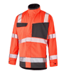 BLOUSON FLUO ADVANCED ROUGE FLUO/GRIS CHARCOAL image 0