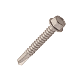 Vis autop. bi-métal tête hexagonale inox A2/acier cémenté THTBM image