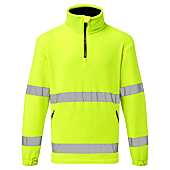 Polaire 1/2 Zip HV Jaune image