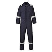 Combinaison Flamme Résistant et Antistatique 350g Marine Tall image