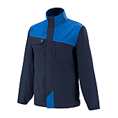 BLOUSON GRENAT BLEU MARINE / BLEU AZUR image