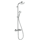 Colonne de douche thermostatique Showerpipe Crometta 160 - chrome - 1 jet image