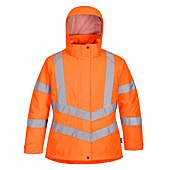 Parka Femme d'hiver haute visibilité Orange image