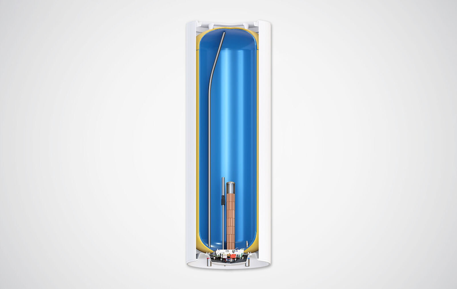Chauffe-eau électrique 300 litres Atlantic Zénéo vertical sur socle