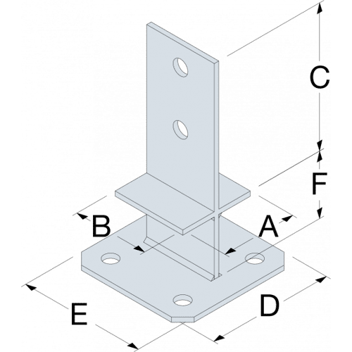Support poteau bois 15x15 hotsell