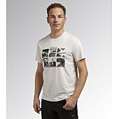 T-shirt de travail manches courtes GRAPHIC ORGANIC - Blanc image
