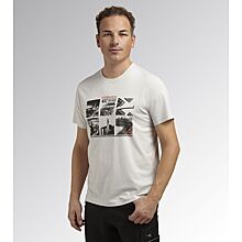 T-shirt de travail manches courtes GRAPHIC ORGANIC - Blanc image
