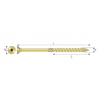 Vis à bois structurelle tête fraisée - Acier électrozingué jaune - Torx image 1
