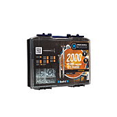 En coffret 2000 vis bois acier zingué blanc COF020-TS image