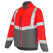 BLOUSON LUTEA PI ROUGE FLUO / GRIS MINERAL image
