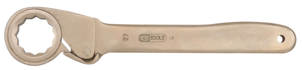 KS Tools - Clé à tuyauter à cliquet BERYLLIUMplus 60 mm, L.440 mm