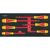 Module de tournevis isolés 1000V ULTIMATE® Fente - POZIDRIV®, 6 pièces image