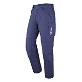 PANTALON POCHES GENOUX BLEU MARINE image
