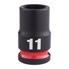 DOUILLE SHOCKWAVE 3/8" HEX COURTE Long. Totale 32 IMPACT SOCKET STD image 1
