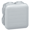Boîte de dérivation étanche carrée Plexo - gris RAL7035 - 650°C - IP55 image 1