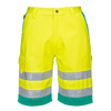 Short en poly-coton léger haute visibilité Jaune/Théal image 0