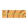Vis à bois structurelle tête fraisée - Acier électrozingué jaune - Torx image 2