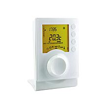 Thermostat d'ambiance numérique Mural à Piles Mod. Quadro - Plikc  PLK267690, Blanc : : Bricolage